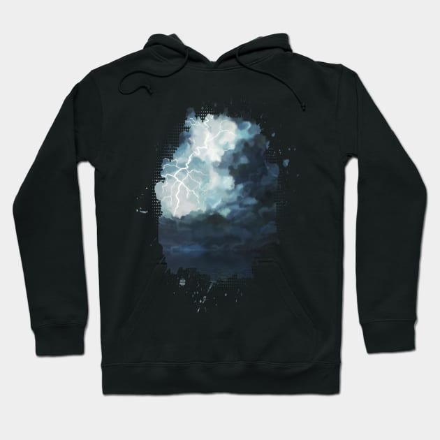 Oceanic Night Storm Hoodie by 3vaN